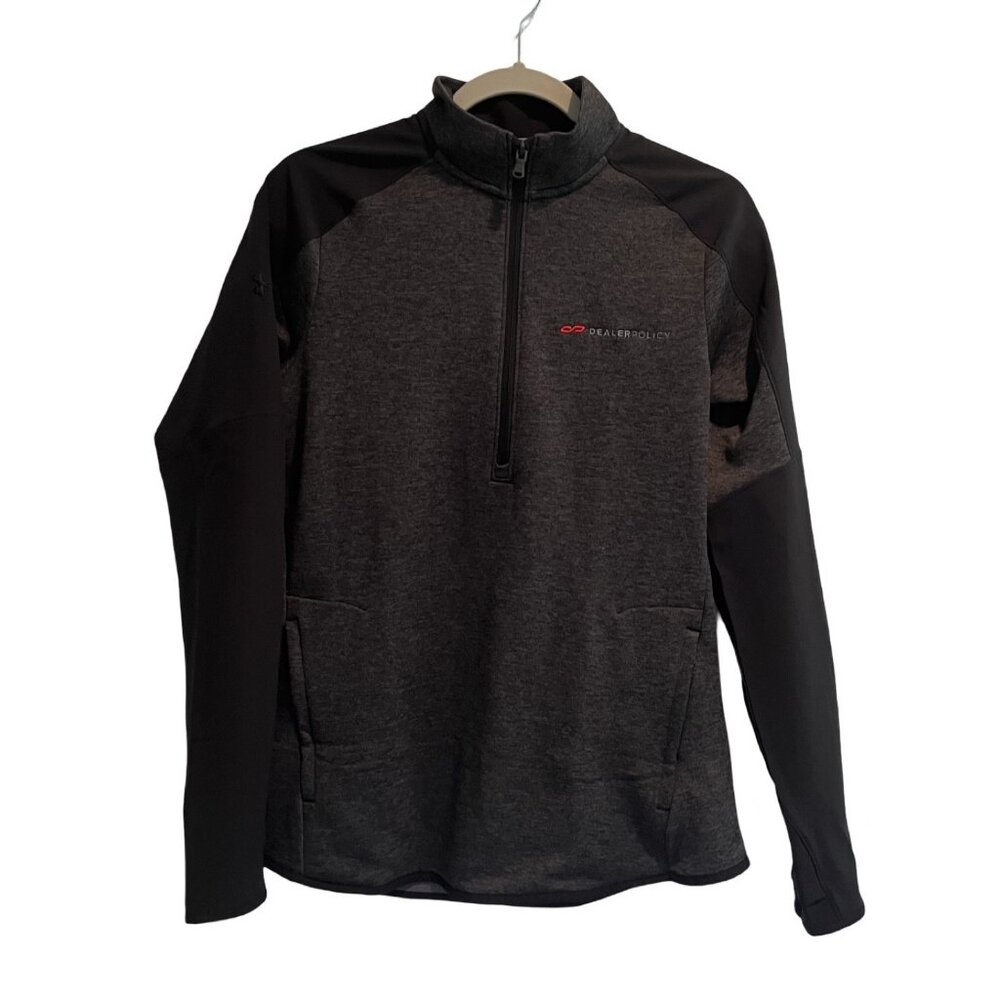 Under Armour Quarter Zip Pullover Womens Size M Gray Long Sleeve